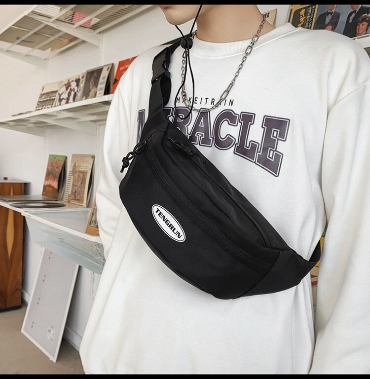 Mobile Phone Waist Bags Trendy Men's Chest Bag Lightweight Shoulder Small Backpack for Women Casual Sports Crossbody Bag for Men