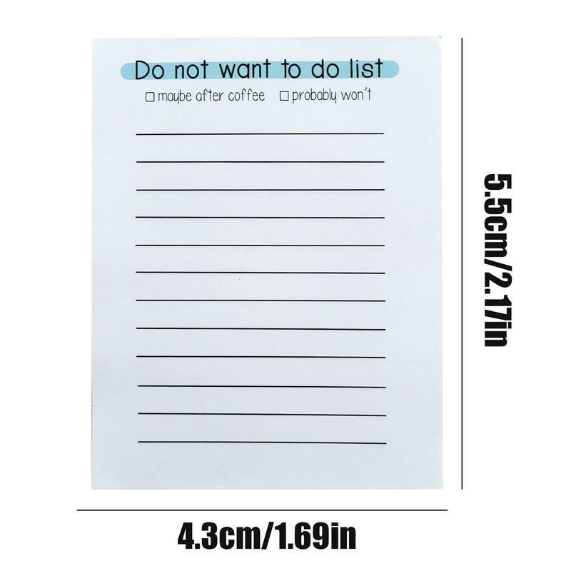 Daily Planner Notepad Notebook Checklist For Weekly And Daily Plan Memo Writing Pad For Work Schedule Grocery Lists Reminders