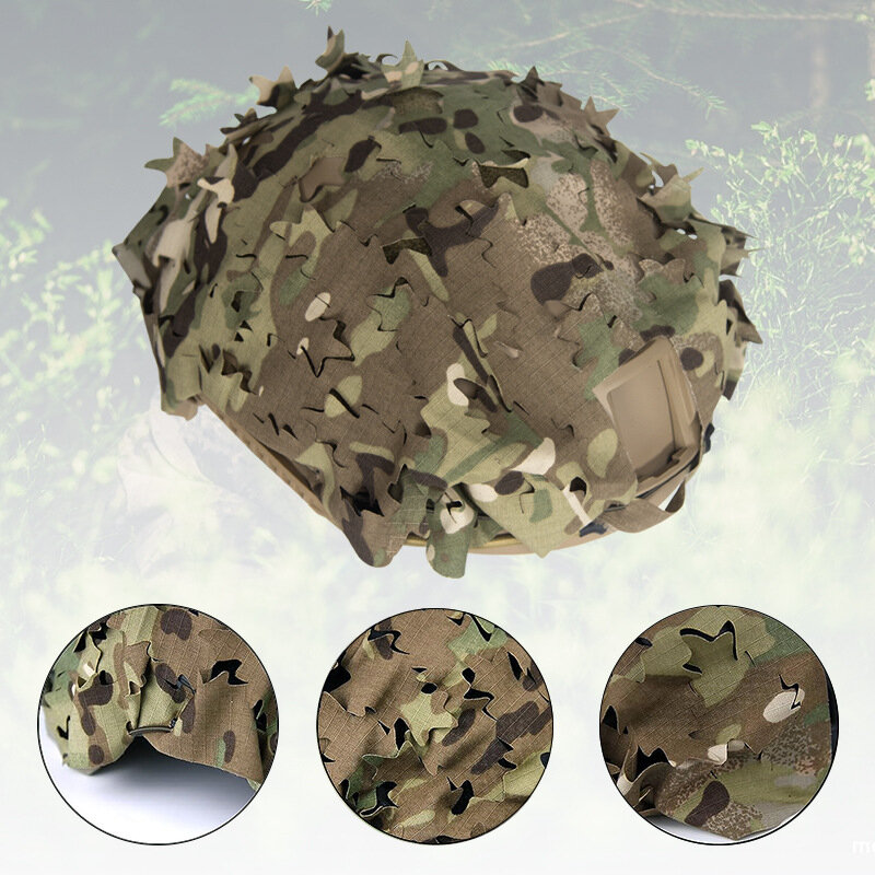 Capa De Capacete De Camuflagem Tática, Forças Especiais Rápidas, Tecido Capacete Acessórios, CP