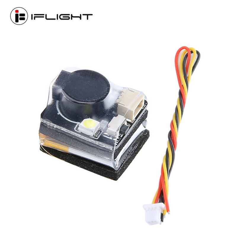 IFlight-timbre buscador yr50b _ s, anillo de 100dB BB, alarma de luz LED, 100 decibelios, programable, BF F7, para cuadricóptero FPV y Avión RC