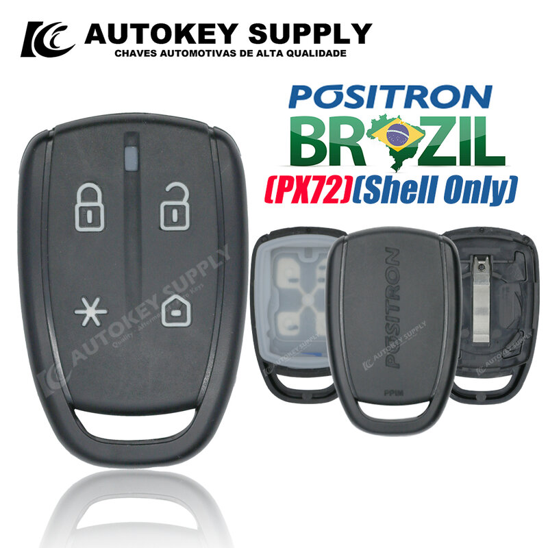 PX72 Brazli Positron Flex Key Shell AKBPS182 10PCS AutokeySupply