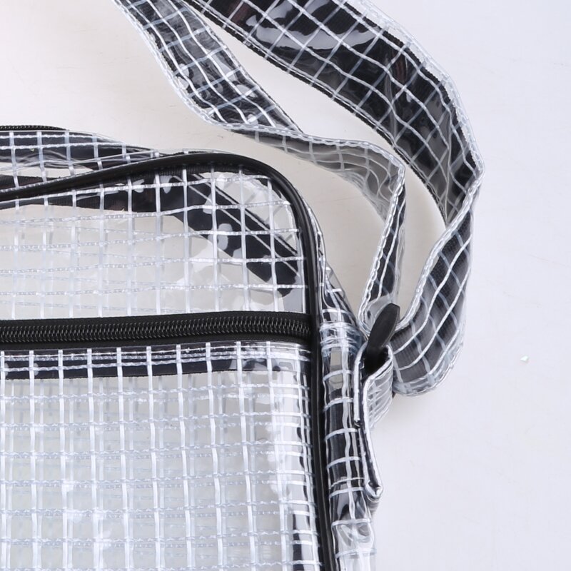 Anti-static Cleanroom Engineer Bag for Semiconductor Cleanroom Clear PVC Bags Satchel Crossbody