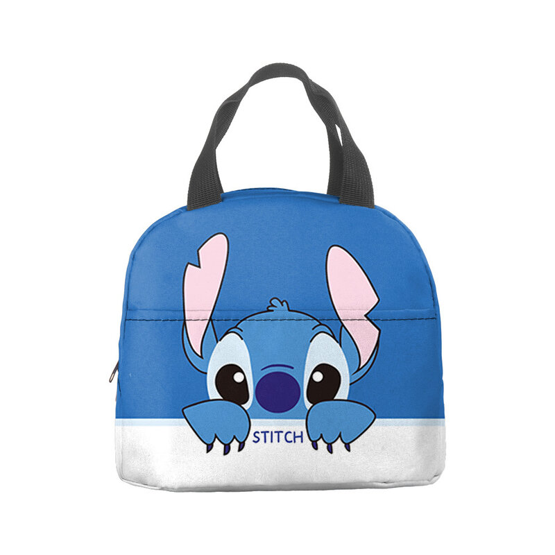 Disney Stitch Oxford Stoff Lunch Bag für Kinder Stich wasserdicht isoliert Outdoor Picknick Aufbewahrung sbox Cartoon Mädchen Handtasche