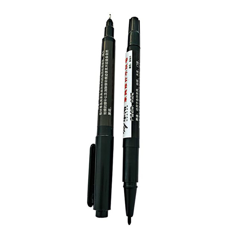 20 لون الزيتية قلم وضع علامات نقطة مزدوجة قلم رسم الطلاء الدائم قلم وضع علامات