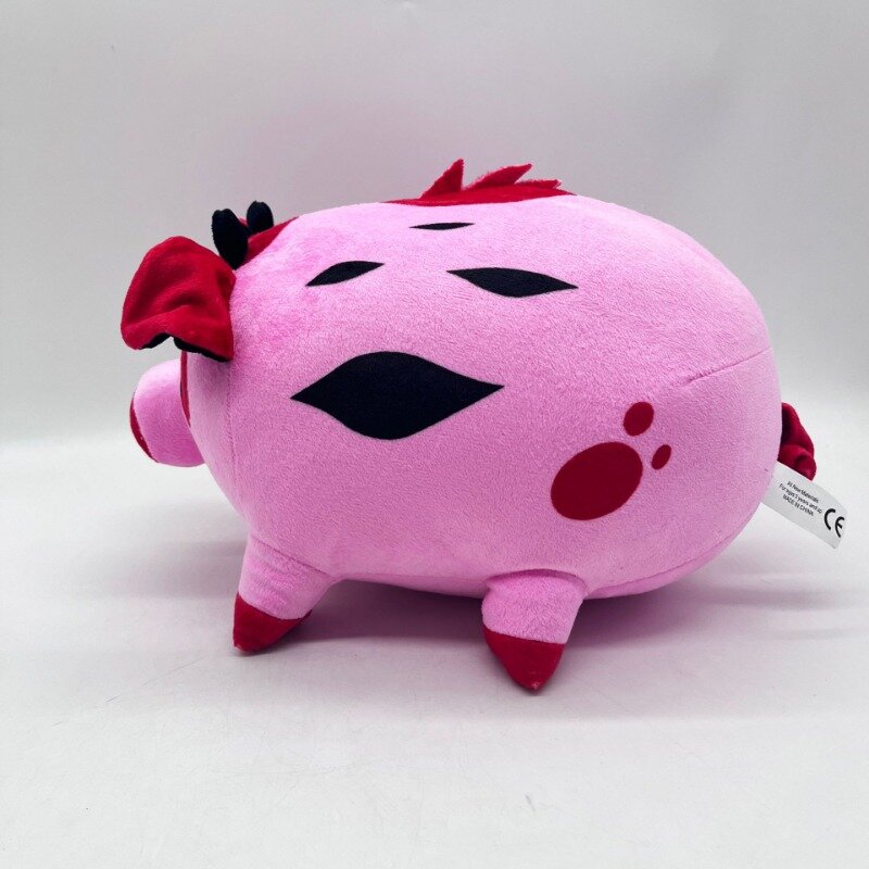 Hazbin Cosplay Fat Nuggets Pig Plush Toys, Hotel de dibujos animados, accesorios de fantasía, regalo de cumpleaños, mascota de peluche suave, fiesta de Halloween, nuevo