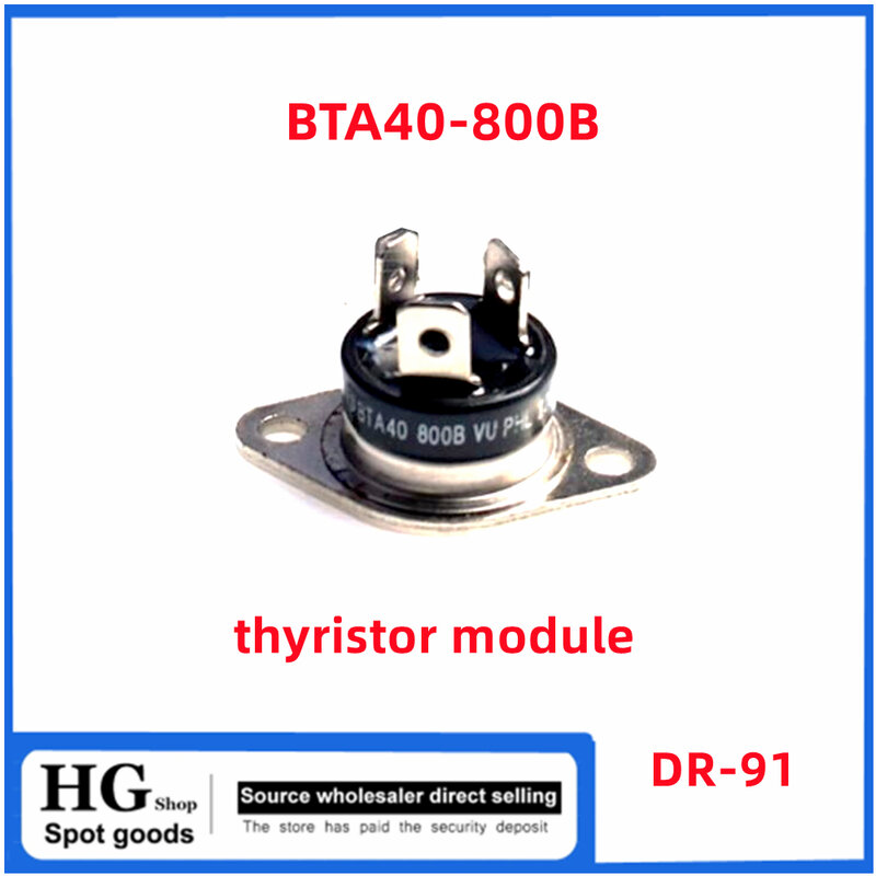 Módulo original do transistor, BTA40-600B B BTA40-700B BTA40-800B RD-91 40A 600 700 800V, 2-5 PCes pelo lote