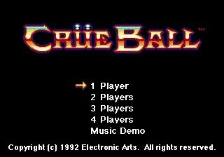 Crue Ball-tarjeta de juego MD de 16 bits para Sega Mega Drive, Genesis