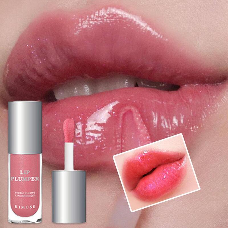 Lip Oil Gloss Lip praller Make-up feuchtigkeit spendend nicht klebrig sexy Wasser glänzend Glitter Primer Tönung Lippen balsam Pflege Kosmetik