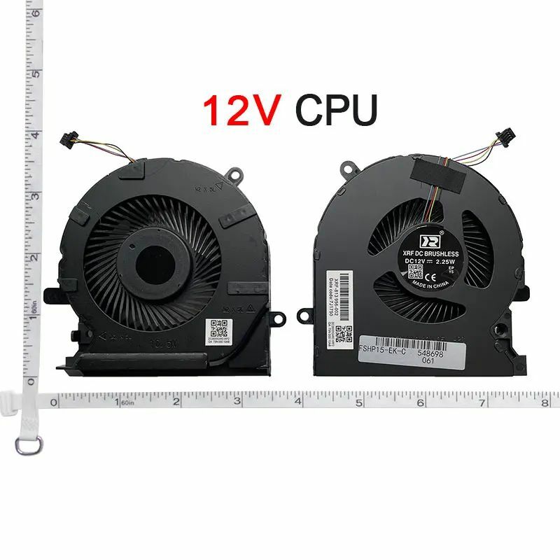 وحدة المعالجة المركزية مروحة تبريد لوحدة المعالجة المركزية لرادياتير HP ، مبرد ، OMEN 15-EK ، 15-en ، من من من من نوع GPU ، من من من من نوع HP ، إلى 14j23 ،