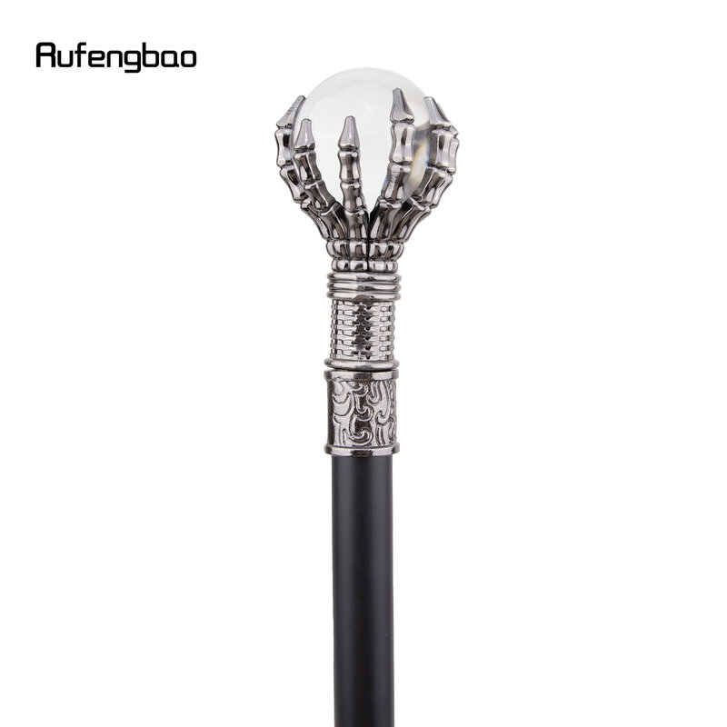 Прозрачный стеклянный шарик стимпанк модная декоративная трость для ходьбы джентльменская роскошная ручка-трость для ходьбы 93 см