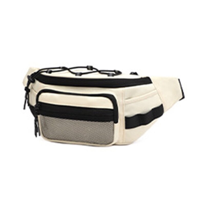 남자 패니 팩 조절 가능한 스트랩이있는 대용량 가슴 가방 하이킹 여행 스포츠를위한 캐주얼 벨트 가방 허리 가방