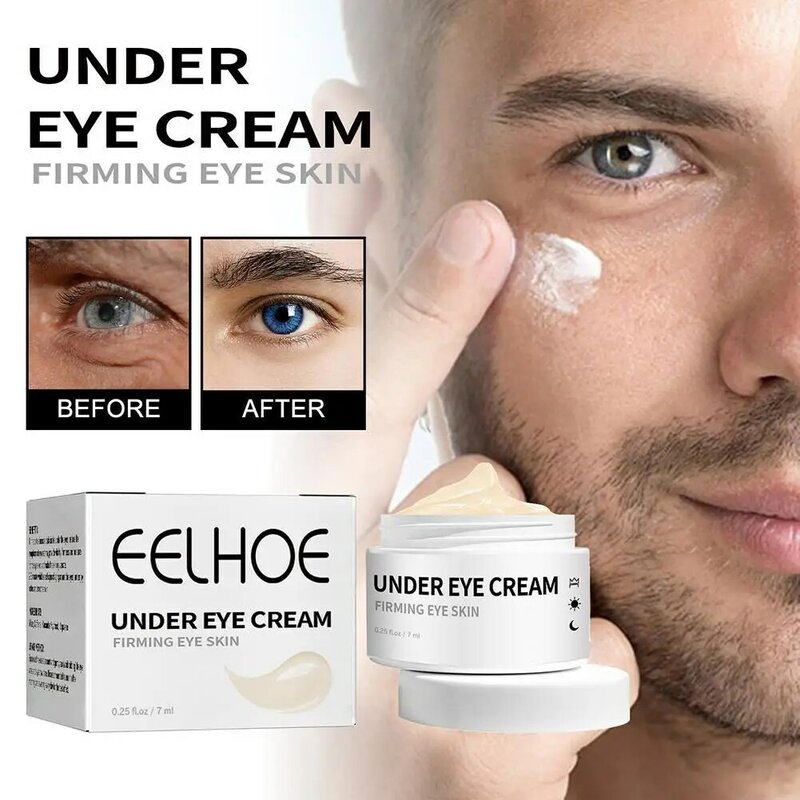La crema per gli occhi da uomo riduce le borse per gli occhi cerchi neri e angoli fini aziende idrata e ripara la crema per la cura della pelle degli occhi da uomo