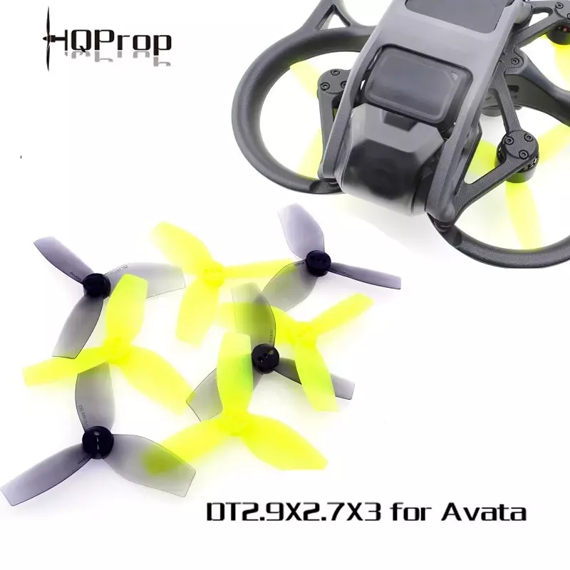 4 Paar (4cw + 4ccw) Hqprop Dt 2.9X2.7X3 2927 3-bladige Propeller Voor Dji Avata Fpv Freestyle 3Inch Cinewhoop Ducted Drone