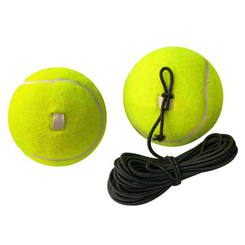 Cuerda de Base de tenis, equipo de entrenamiento, rebotador autodidáctico, alto rebote, duradero, Tres colores disponibles