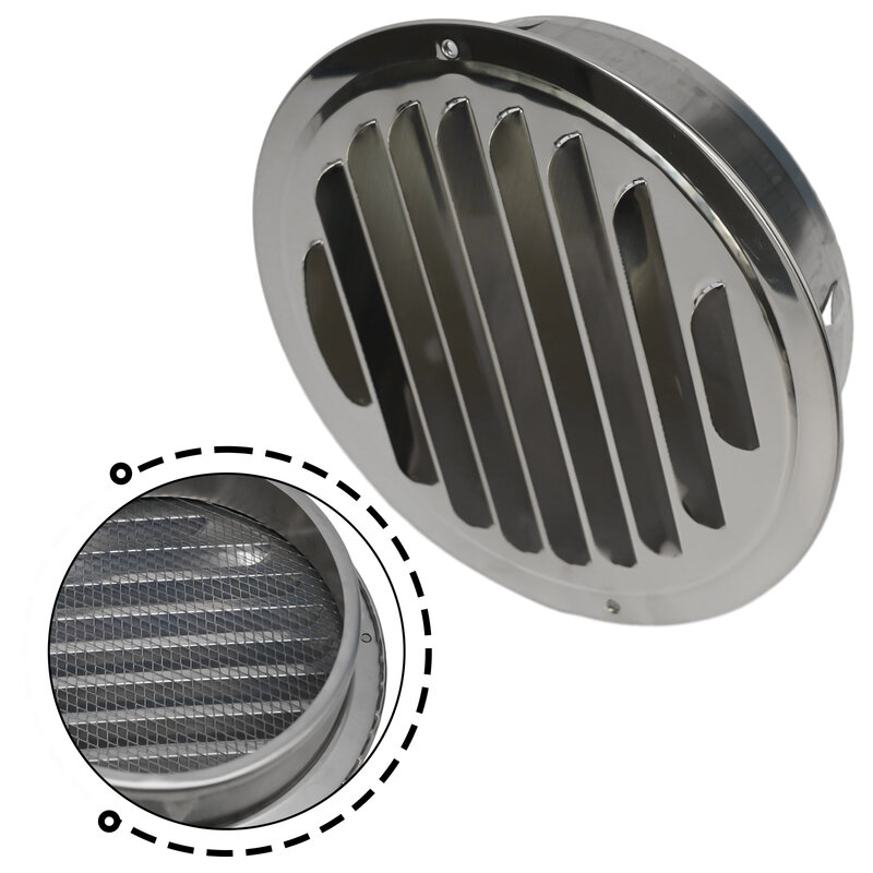 70-300mm katup ekstrak ventilasi udara bulat Diffuser penutup ventilasi penutup ventilasi kisi sirkulasi udara