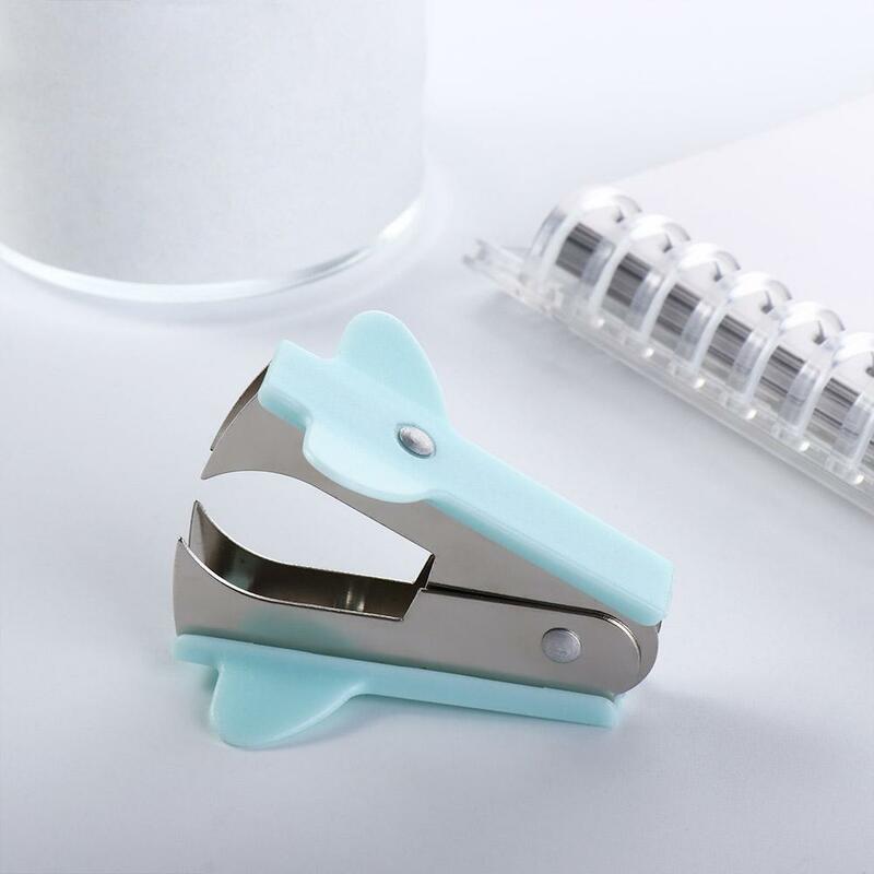 Macaron Color Staples Removal Tool Mini Staples Remover Less Effort Staple Extractor Multifuntional Nail Out Staples Puller