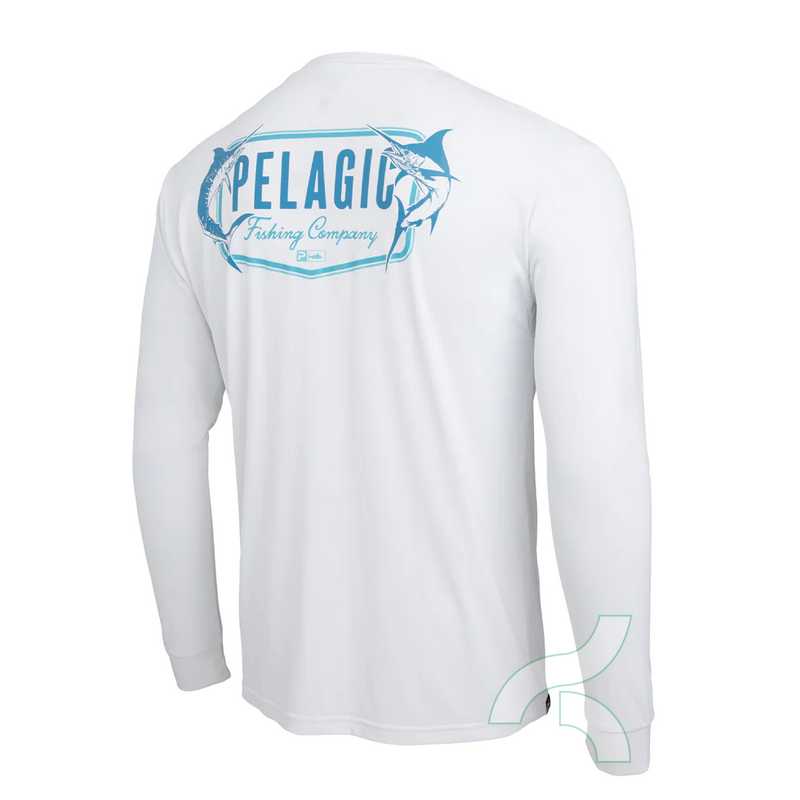 Pelagic-男性用長袖フィッシングTシャツ,UV日焼け止め,パフォーマンスフィッシングシャツ,カスタムupf 50 plus,サマー