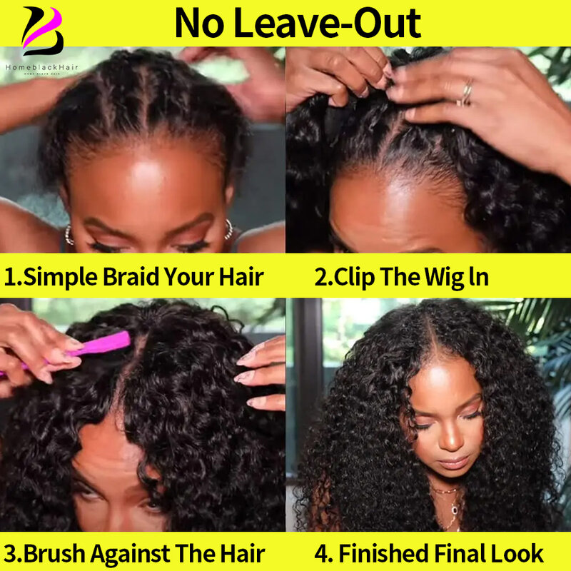 Perruque Lace Front Wig Deep Wave Brésilienne Remy, Cheveux Naturels, 5x5, 13x4, 36 30 Pouces, pour Femme