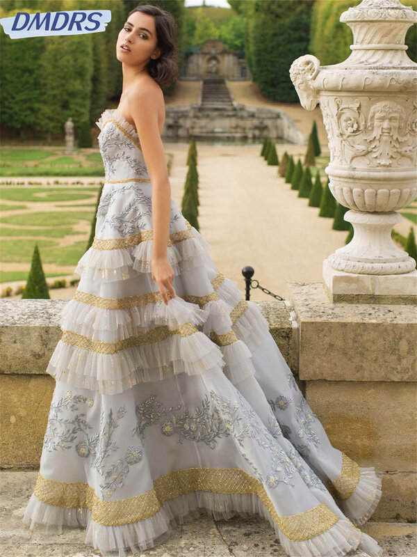 Sexy Schatz Hals Ballkleid 2024 glamouröse ärmellose Abendkleider klassische boden lange Kleider vestidos de novia