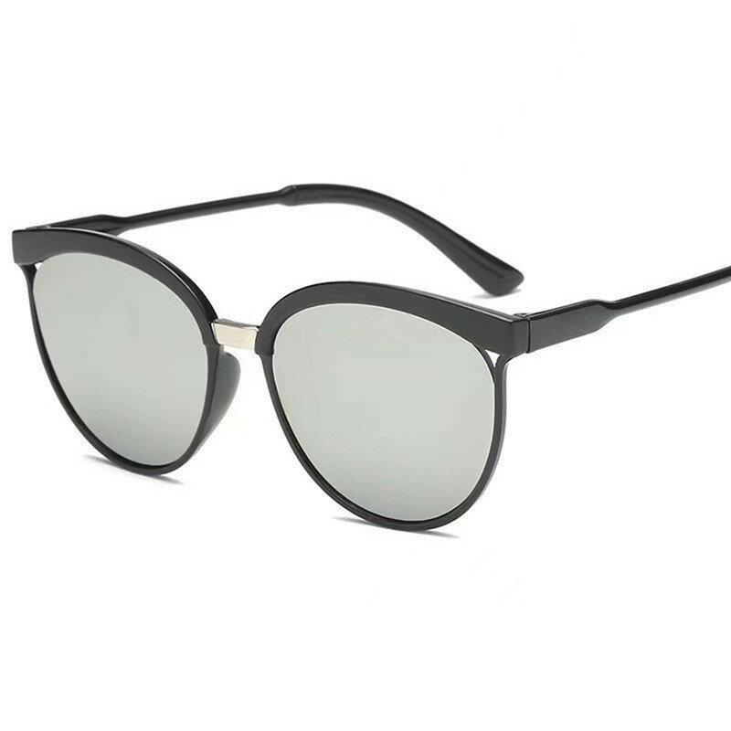 Женские Модные солнцезащитные очки, винтажные роскошные солнцезащитные очки, классические уличные ретро очки кошачий глаз UV400, солнцезащитные очки в коробке