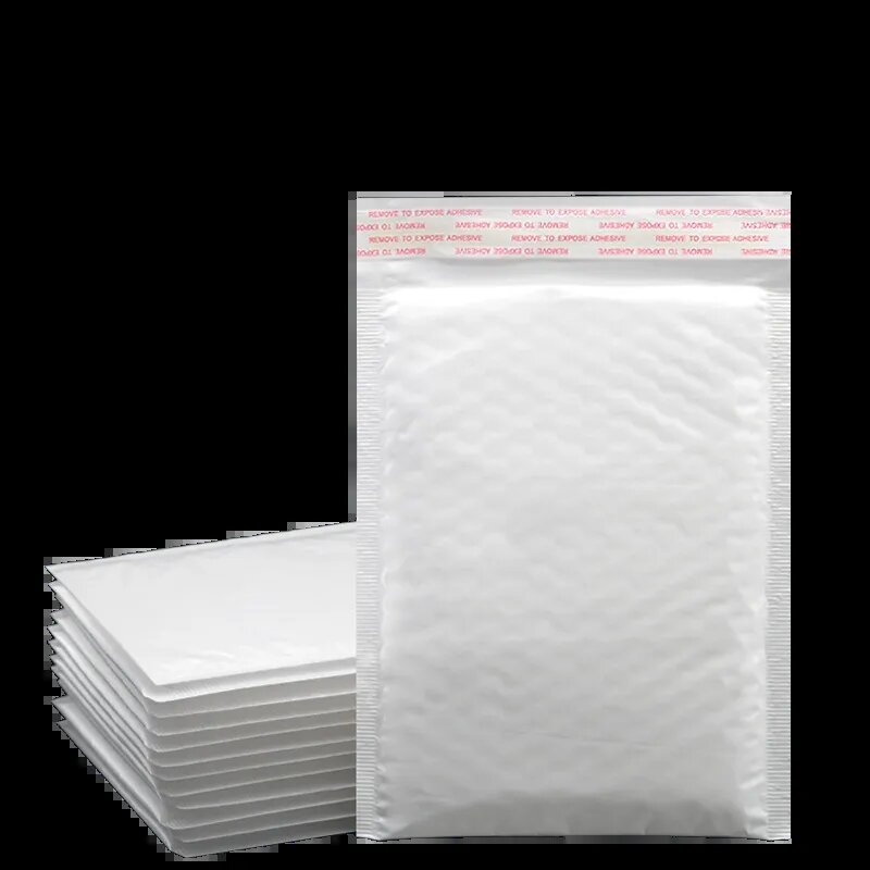 10 Stück Bubble Mailer gepolsterte Umschläge Verpackungs beutel für den geschäftlichen Versand von Druck verschluss beuteln