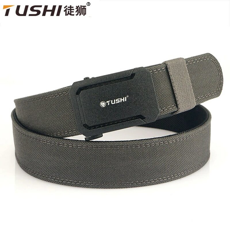 TUSHI Army Tactical Belt Quick Release Military Airsoft Training Molle Belt Outdoor Shooting Hiking Hunting Sports Belt