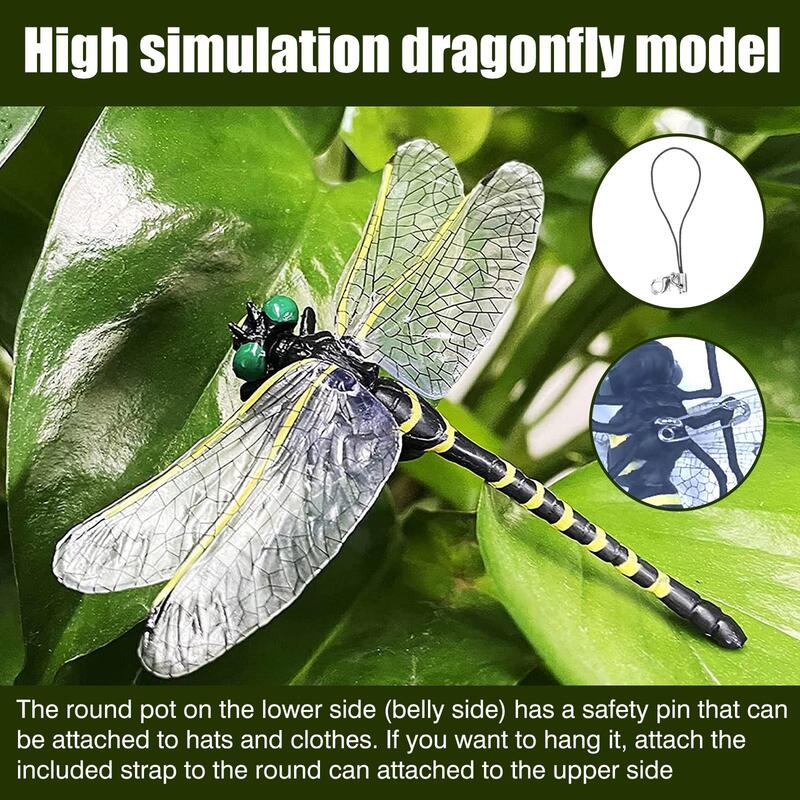 Anotogaster Sieboldii Dragonfly Insect Muggenmelk Outdoor Opknoping Figuur Model Oniyanma Vissen Camping Met Safe Pin