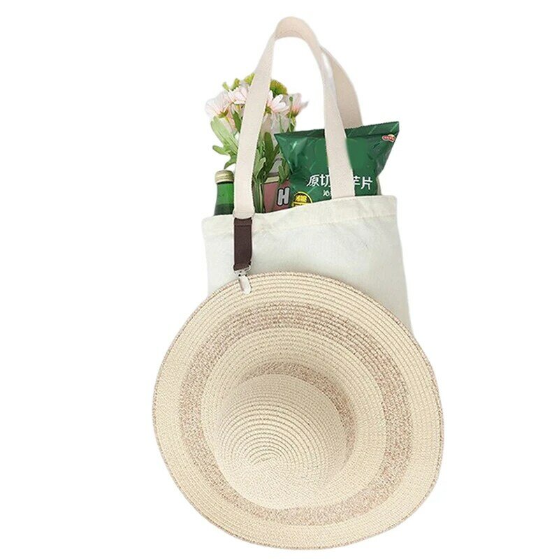 Clip elástico para colgar sombrero en mochila, correas de enlace de equipaje para guantes, soporte para sombreros, hebilla de bolsa de viaje, soporte para gorras, ganchos de aleación