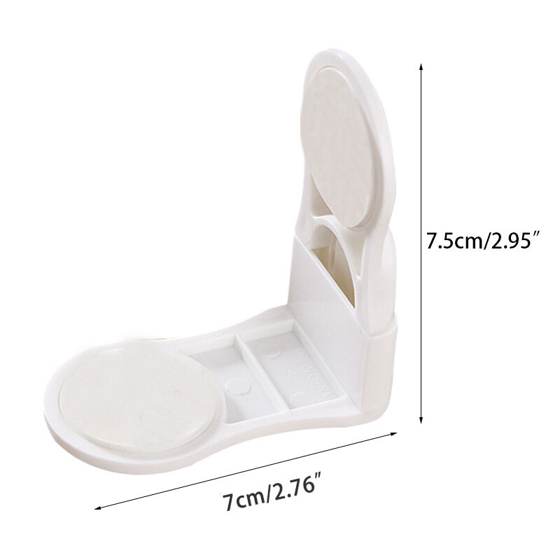 Anti-Belinching Hand Cabinet Drawer Locks, Plastic White Safety Buckle para crianças, Kids Protection, Baby Safety