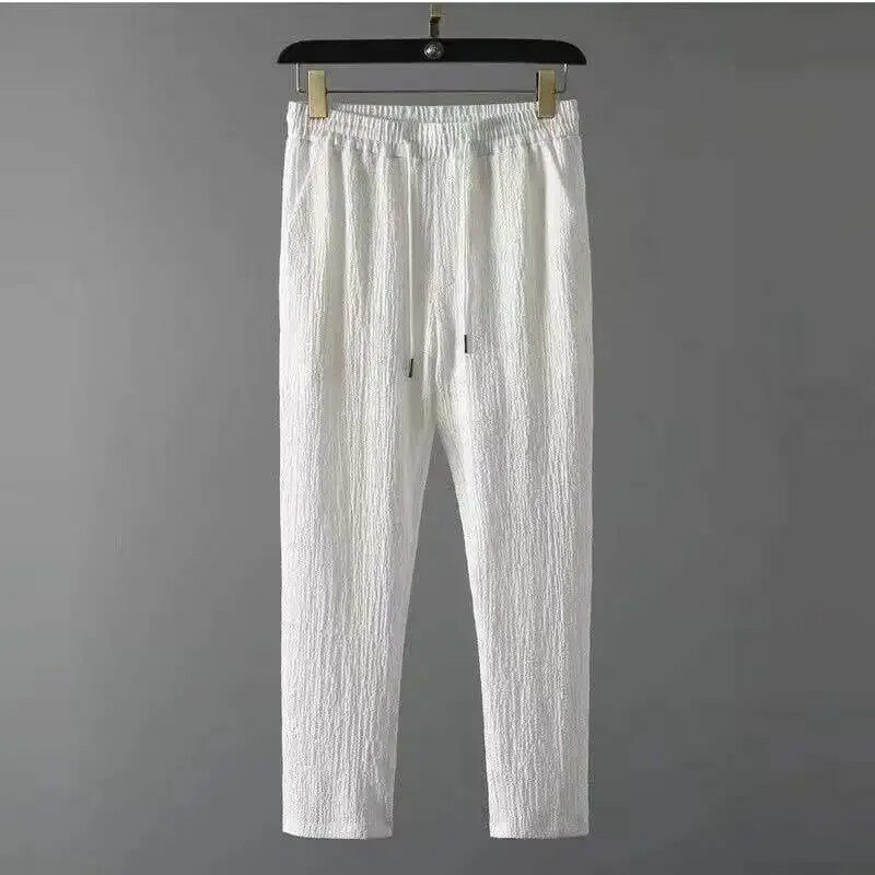 Prowow Bao You-conjunto deportivo fino de manga corta para hombre, pantalones largos a la moda, ligero y de lujo, novedad de verano