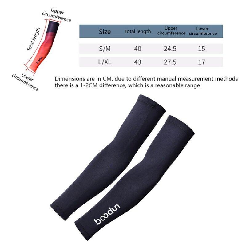 2 pcs Men Ice Silk Sleeves Cycling UV Protection Sleeve Breathable And Sweat-wicking Quick Dry Breathable Arm Protection