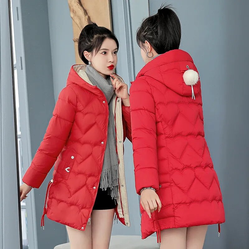 冬の綿のジャケット2023,女性のための快適でファッショナブルなコート,エレガントで用途の広い,大きなサイズ,4x4