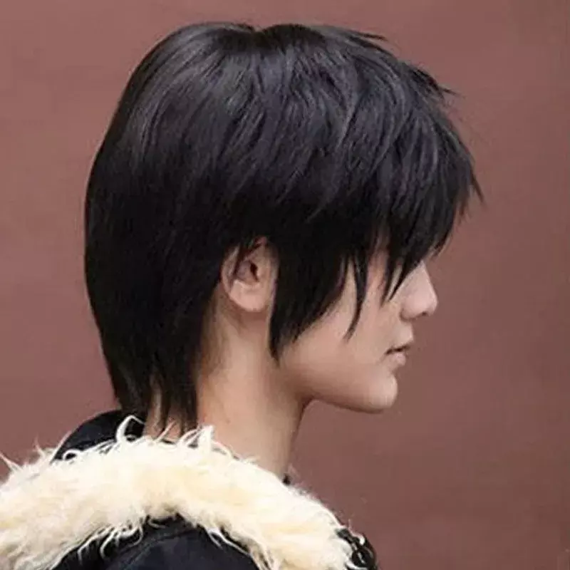 Модные красивые искусственные волосы в стиле аниме для мужчин