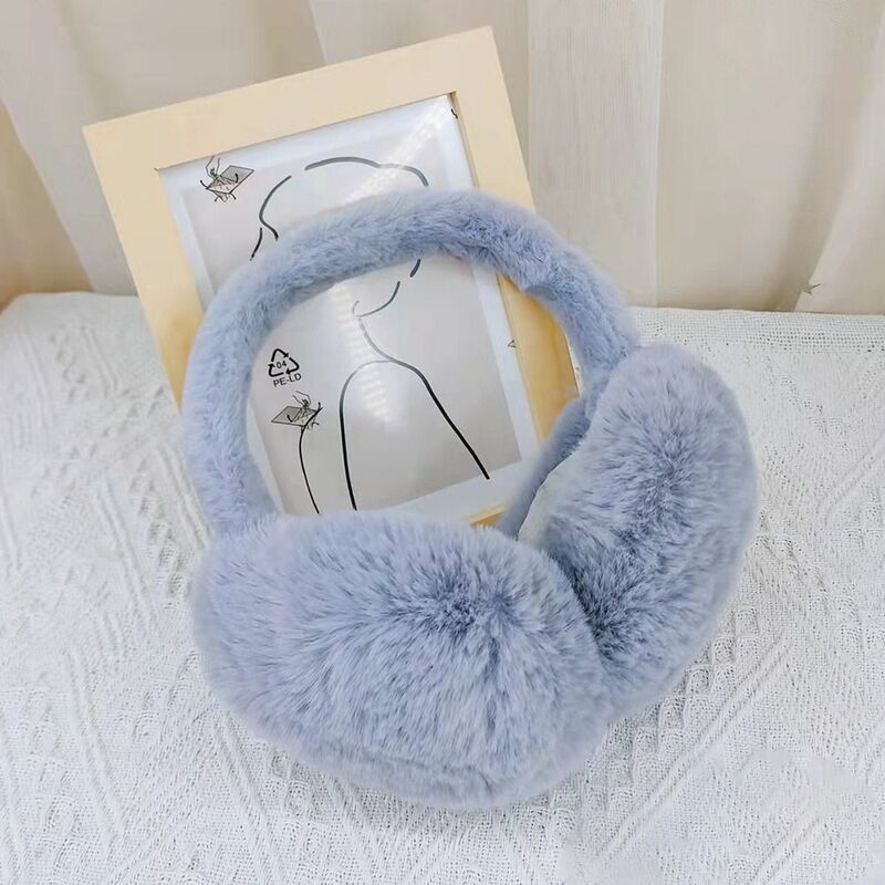 Fashion Ear Warmer Outdoor Cold Protection Faux Fur Ear-Muffs Soft Plush Earmuffs Foldable Earflaps Winter Warm