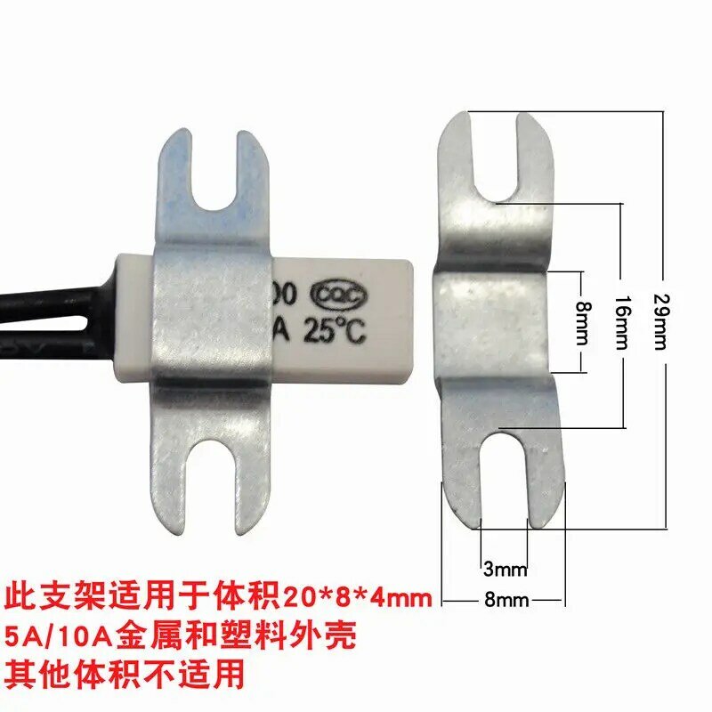 Interruptor de temperatura del Chip de Metal KSD9700, termostato normalmente cerrado, protección de temperatura, 40/50/60/80/95/125C-150 grados, 10A, 250V
