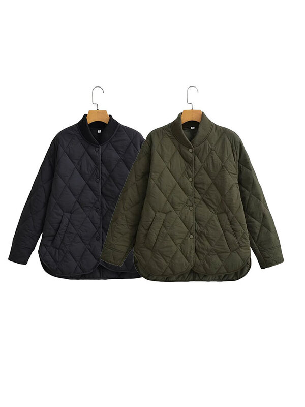 ZADATA 여성용 캐주얼 다용도 재킷, 루즈한 긴팔 O넥 단색 따뜻한 재킷, 겨울 2023 신상