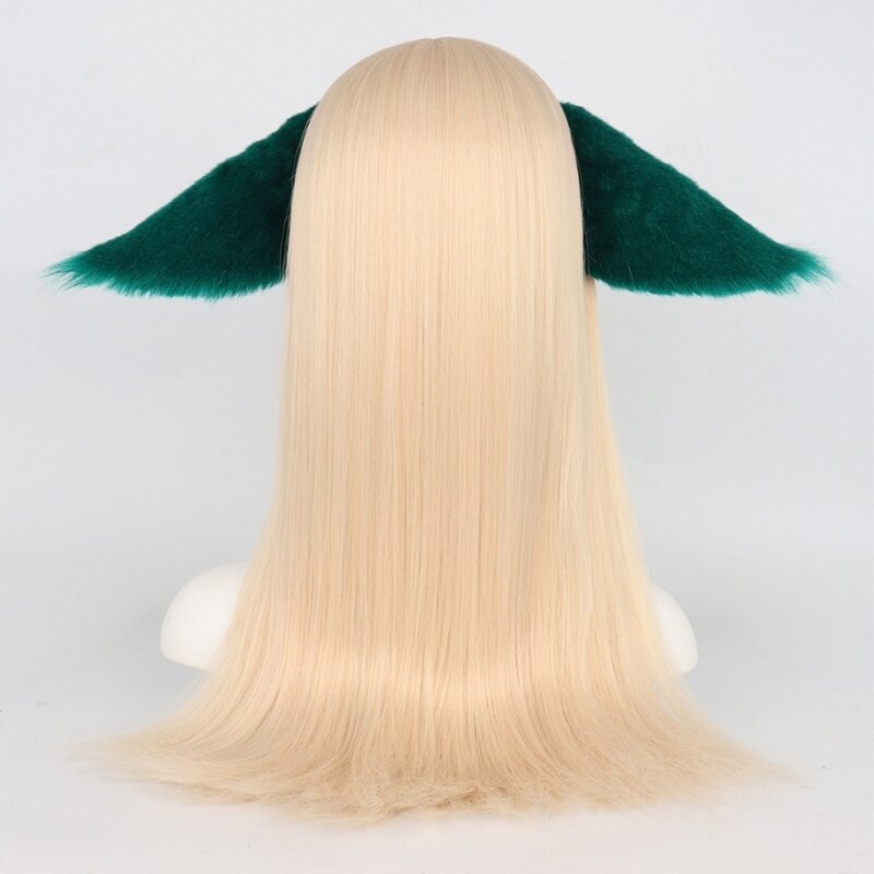 Lavando o rosto bandana pelúcia animal forma orelha hairhoop bonito hairband para mulher