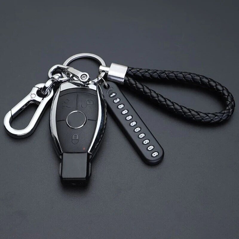 1pc telefon komórkowy z przenośnym anty-zgubionym numer telefonu brelok do kluczyków samochodowych wisiorek klucz klucz z obręczą łańcucha