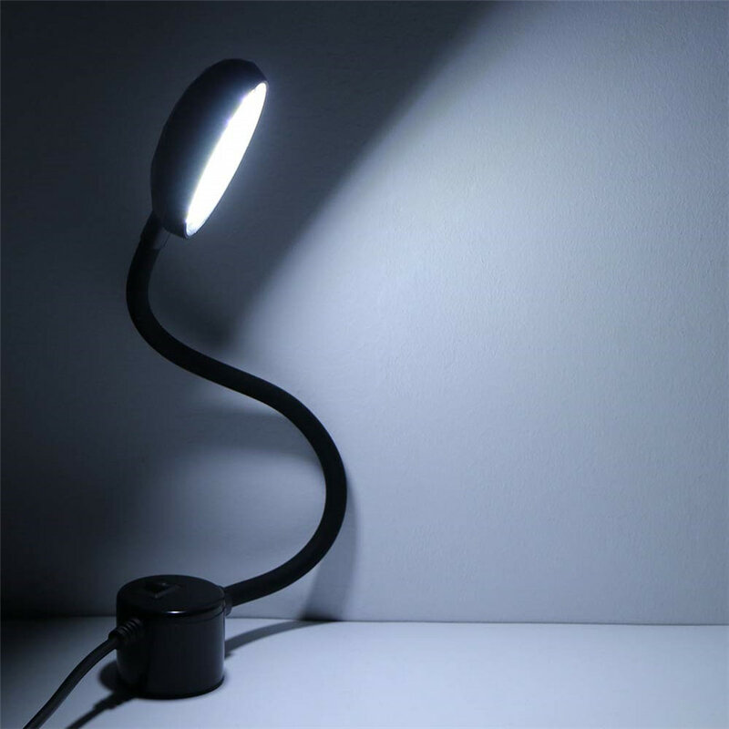 Lampe de Travail Flexible Multifonction COB 3W/6W/8W, Lumière LED Brillante pour Machine à Coudre les Vêtements, pour Établi, Tour, Perceuse, Presse