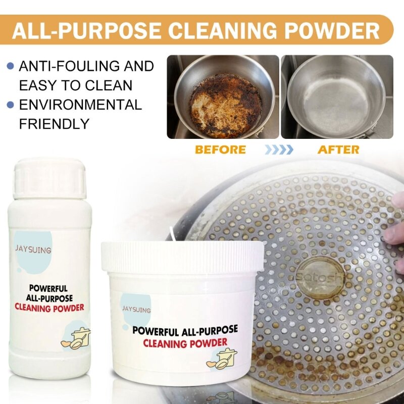 Potente detergente in polvere multiuso per cucina Agente per cucina Forte detergente per sporco pesante Polvere multifunzionale