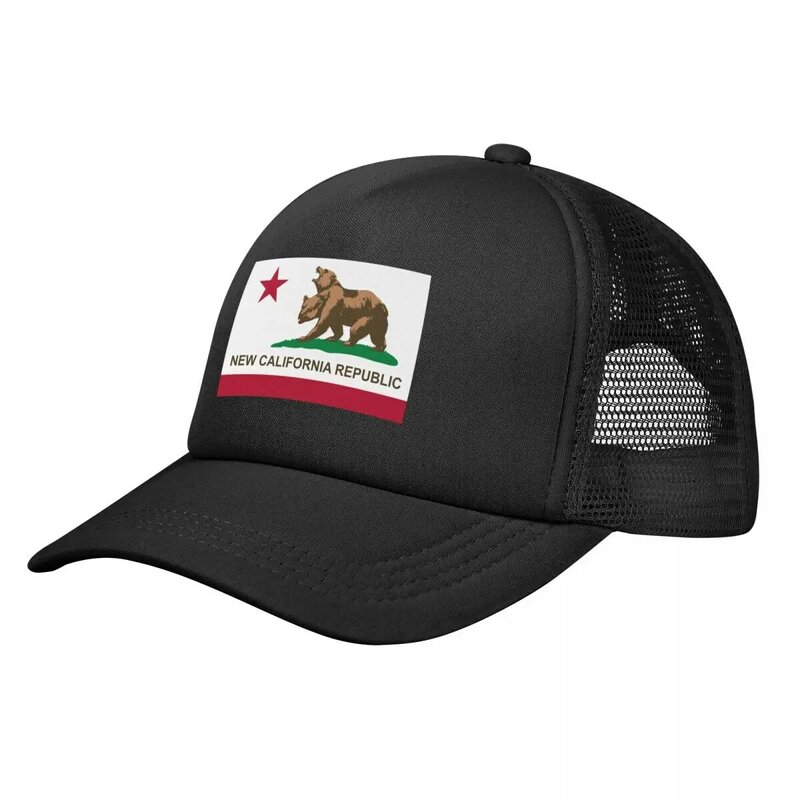 Boné vintage para homens e mulheres, New California Republic NCR, chapéu de sol militar