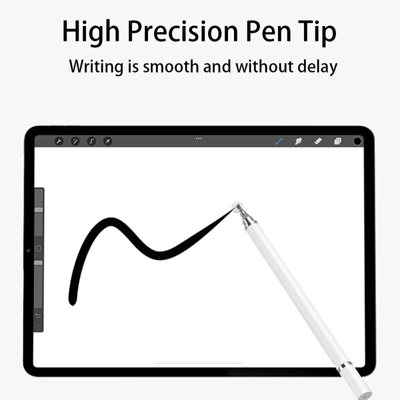ปากกาสัมผัสอเนกประสงค์สำหรับแท็บเล็ตโทรศัพท์อุปกรณ์เสริม iPad สำหรับ Apple Lenovo Xiaomi Samsung Stylus สำหรับ Android iOS Windows Stylus ปากกา