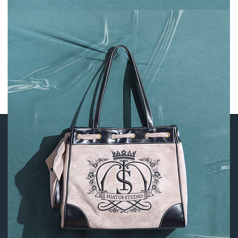 Bolso de mano con bordado de corona y letras para mujer, bolso de diseñador de lujo, réplica de 2022, cuadrado, tendencia pequeña, marca Boston