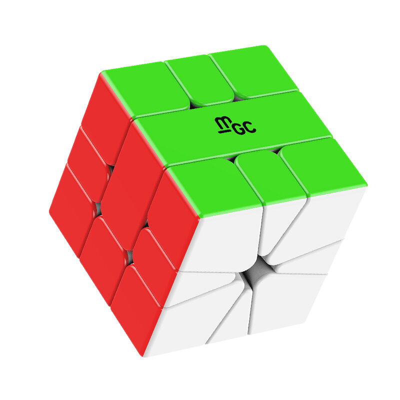 YJ MGC-Cube de Vitesse Magique Magnétique, Jouet Professionnel Sans Autocollant, Puzzle Carré 1, SQ1