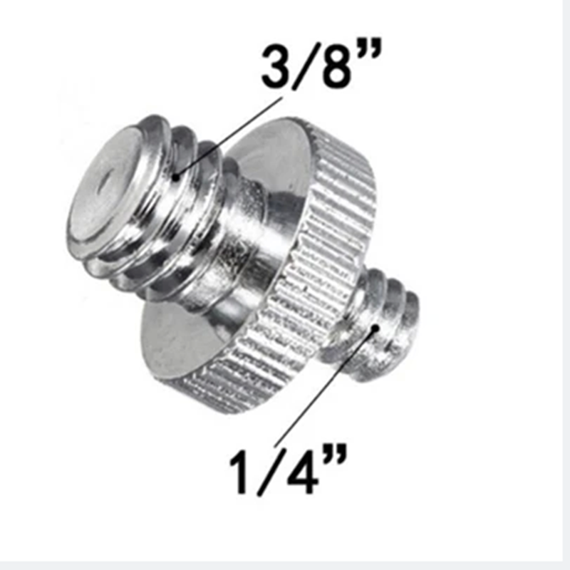 1/4" to 3/8" Male to Female Thread Screw Mount Adapter Tripod Plate Screw mount for Camera Flash Tripod Light Stand