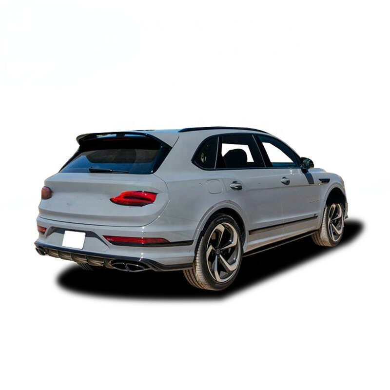 Auto Peças Carbon Fiebr Lábio Frontal Traseiro Difusor Cauda De Escape Velocidade Estilo Pequeno Body Kit Para Bentley Bentayga Bodykit