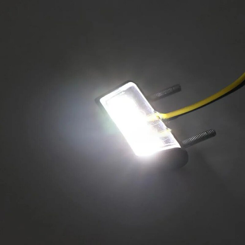 Luz LED para matrícula de motocicleta, accesorios impermeables para Moto, 12V