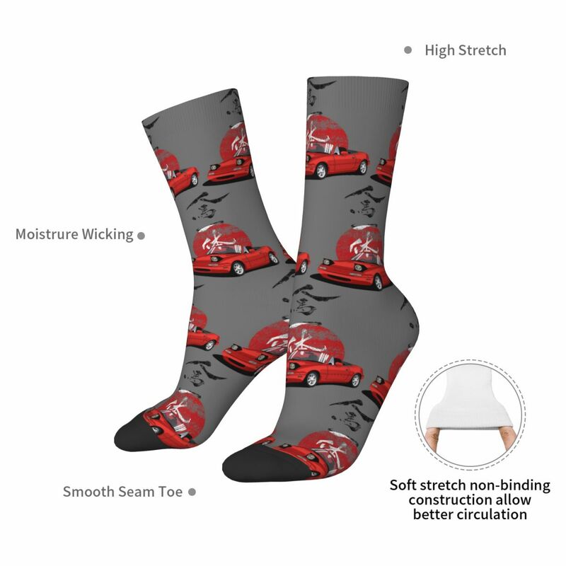 Носки Rising Jap, высококачественные чулки в стиле Харадзюку, всесезонные длинные носки, аксессуары для мужчин и женщин, подарки