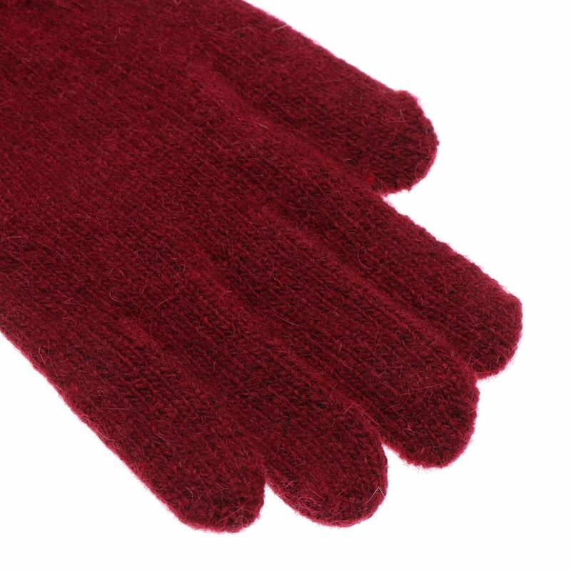 Luvas grossas de dedos cheios para homens e mulheres, luvas de caxemira, quente, ao ar livre, inverno