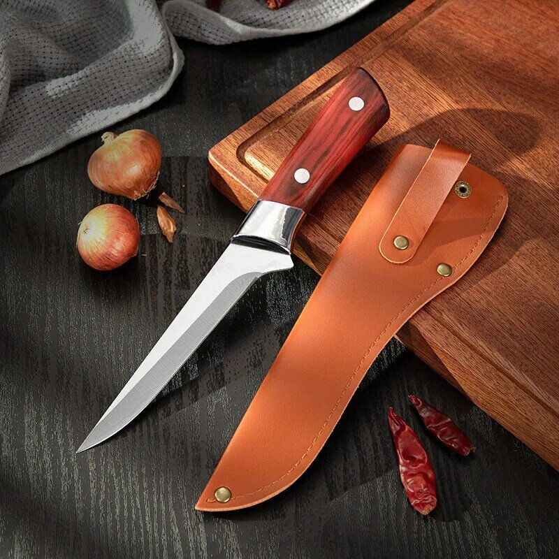 Coltello da disossare coltelli da cuoco in acciaio inossidabile Deshuesado Steel Chef coltello speciale cucina e coltelli multiuso da macellaio